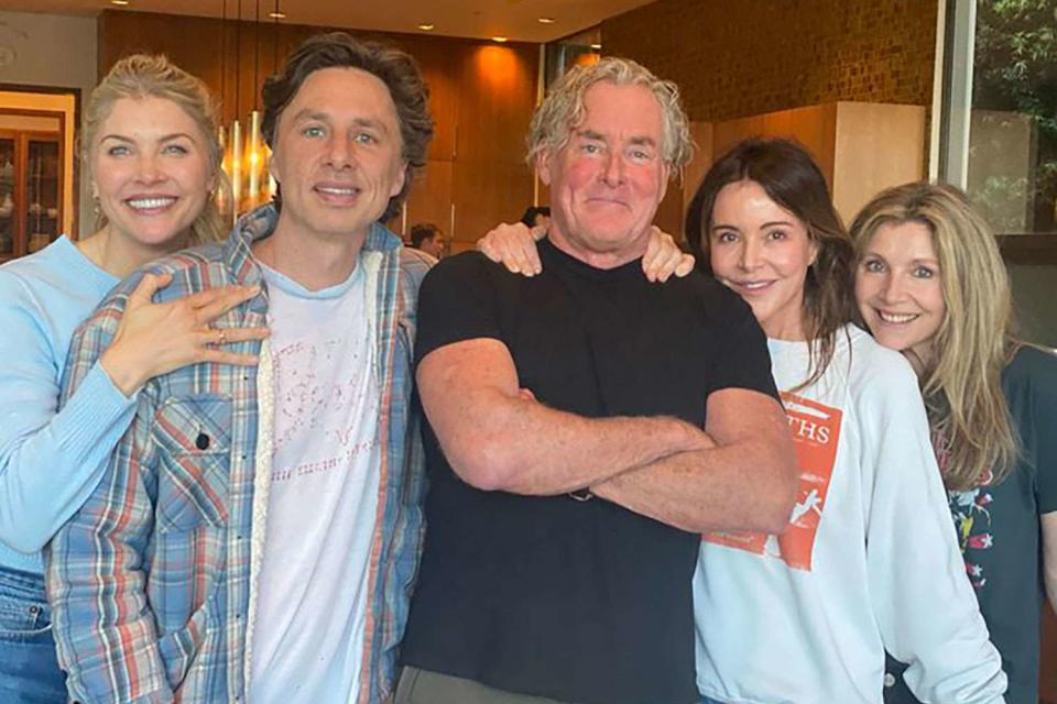 <p>x/twitter</p> Scrubs Cast Reunion, April 2024