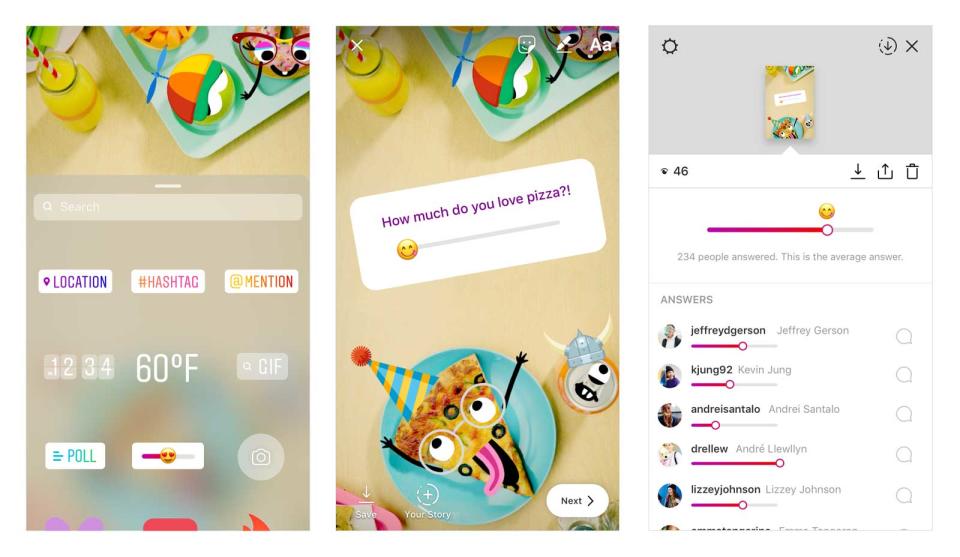 Instagram's poll stickers are so 2017\. The photo-focused social network has