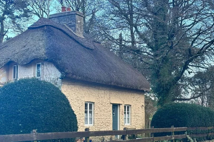 Thatched cottage in Merthyr Mawr