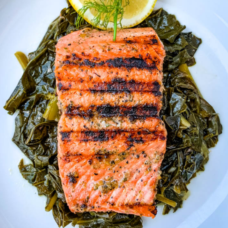 <p>Stay Snatched</p><p>Easy, Pan-Seared Salmon is a quick and crispy recipe with the perfect seasoning! This pan-fried and stove-top meal is the best way to cook salmon and is perfect for weeknight dinners. Drizzle this tender and flaky salmon in lemon butter sauce if you wish!</p><p><strong>Get the recipe: <a href="https://www.staysnatched.com/pan-seared-salmon/" rel="nofollow noopener" target="_blank" data-ylk="slk:Pan-Seared Salmon;elm:context_link;itc:0;sec:content-canvas" class="link rapid-noclick-resp">Pan-Seared Salmon</a></strong></p>