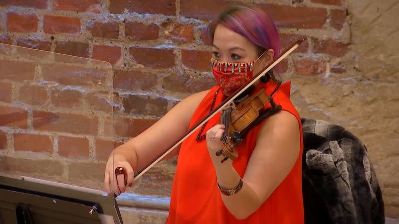 Violinist Maxine Kwok plays Bizet's "Carmen Suite" in London