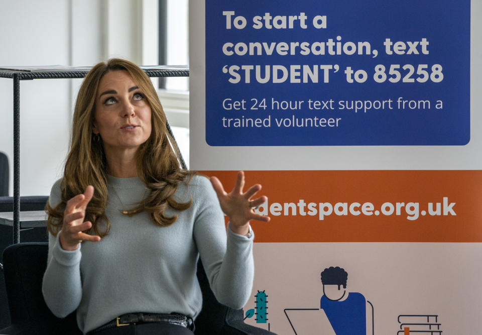 The Duchess Of Cambridge Visits Students At The University of Derby