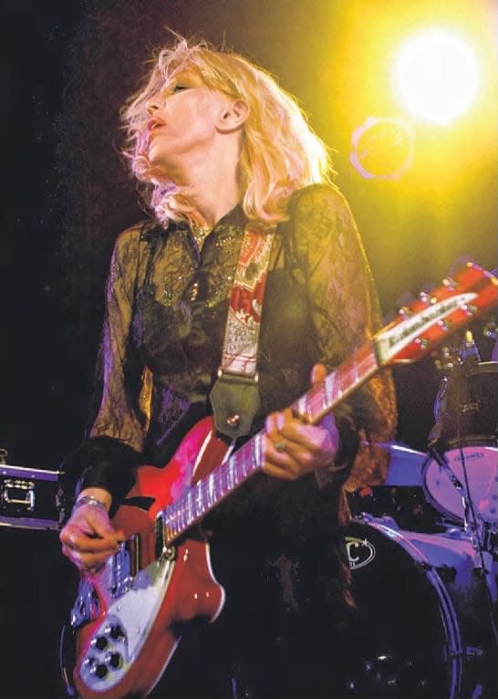 Courtney Love performs at the Stone Pony in 1994.