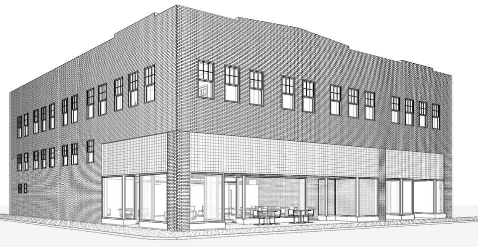 Shaw Kuester’s firm plans to renovate the Schlosburg building on Gadsden Street in downtown Chester, South Carolina, with apartments and retail. He hopes it will attract new commercial and residential investment.