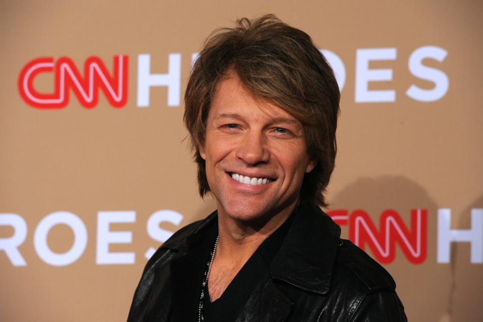 Jon Bon Jovi arrives at the 2010 CNN Heroes (Photo by Frazer Harrison/Getty Images)