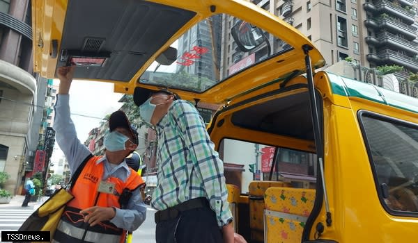 幼童車擴大稽查。（圖：臺北區監理所提供）