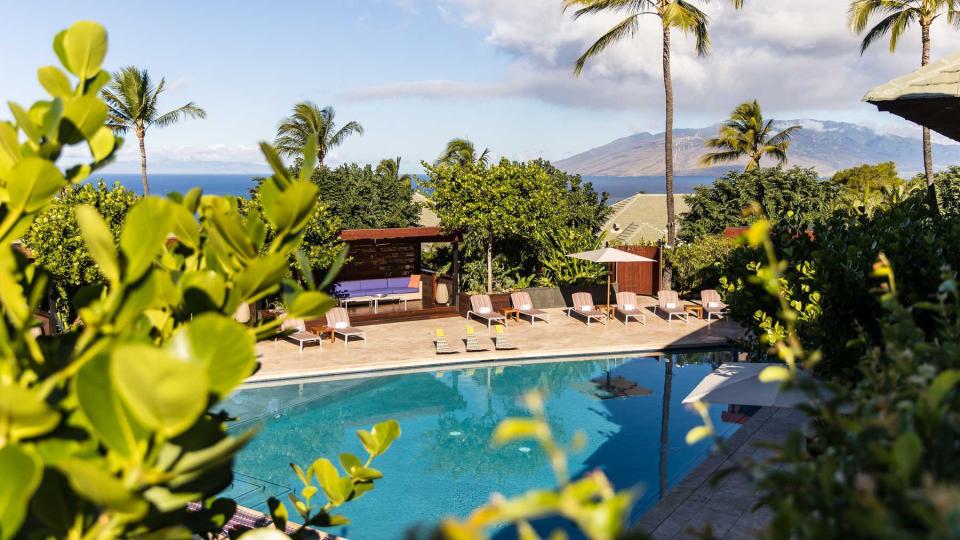 The pool at Hotel Wailea, in Hawaii