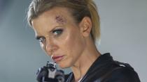 Rosamunde Pilcher, Inga Lindström, Barbara Wood: Es gibt wohl kaum eine Schmonzetten-Filmreihe, in der sie nicht mitgespielt hat. Dennoch hat Eva Habermann auch ein Faible für Trash. In "Sky Sharks" spielt sie Diabla Richter, Tochter eines wahnsinnigen Nazi-Forschers. (Bild: MFA+ / 2020 Fusebox Films GmbH)