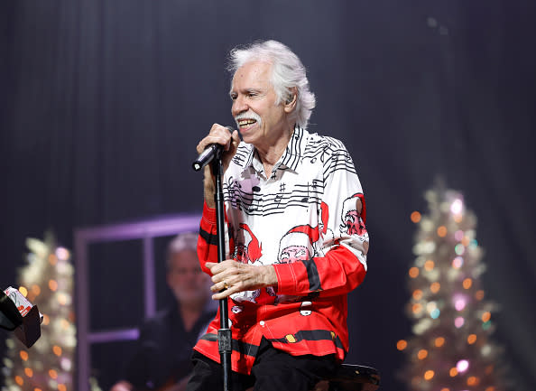 NASHVILLE, TENNESSEE – DECEMBER 12: Joe Bonsall of The Oak Ridge Boys performs at the Ryman Auditorium on December 12, 2023 in Nashville, Tennessee. (Photo by Jason Kempin/Getty Images)