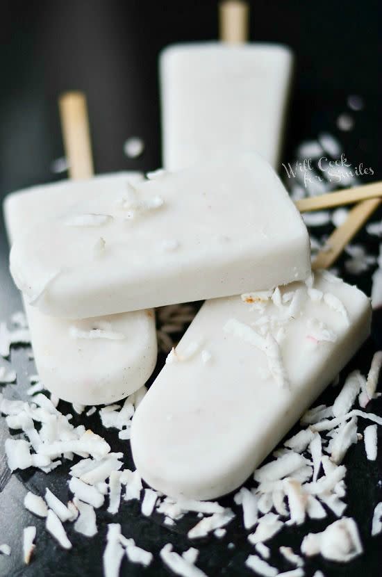 Coconut Vanilla Creamy Popsicle