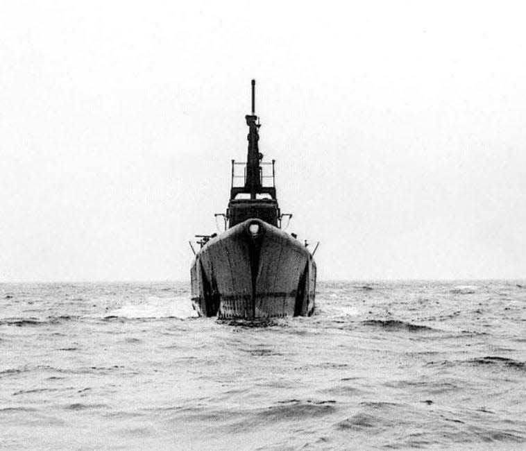 The USS Dorado is shown in an undated U.S. Navy image. It disappeared en route from Groton, Connecticut, to the Panama Canal Zone in October 1943. A Navy Court of Inquiry determined the Dorado likely was the victim of friendly fire, according to TheDay.com. About a week into the Dorado first mission, 77 officers and crew died.