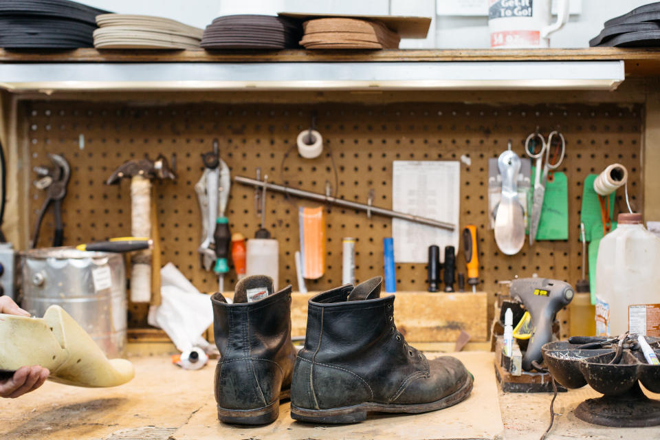 Red Wing repair shop in Minnesota factory