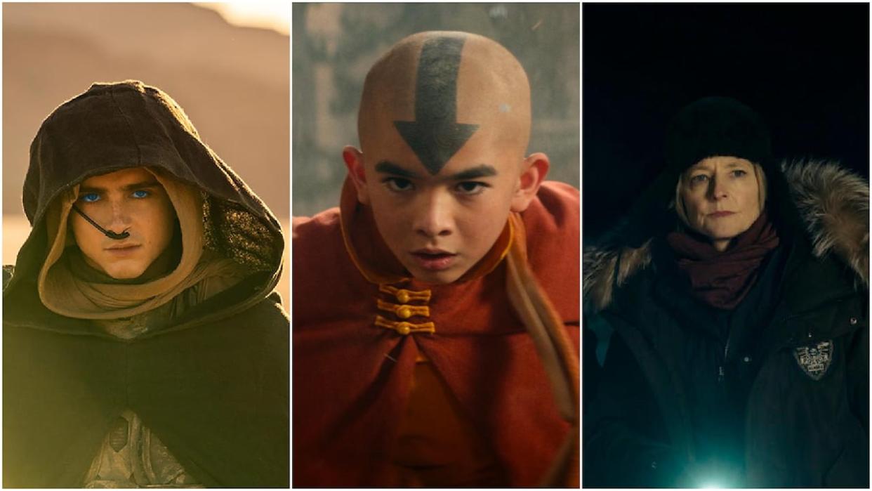 From Avatar: The Last Airbender to True Detective: Night Country, CBC lists 24 series and films to watch for in 2024. (Netflix, Warner Bros., Bell Media - image credit)
