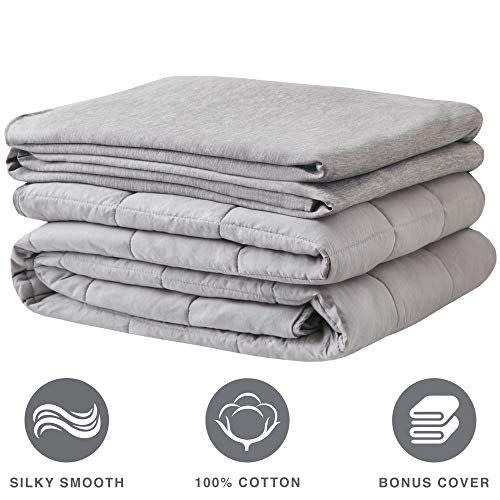 3) Cotton Cooling Weighted Blanket