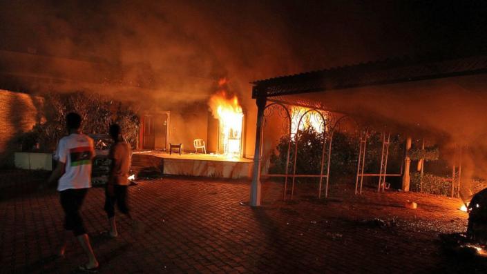 CLICK IMAGE for slideshow: The deadly Sept. 11, 2012 attack on the consulate in Benghazi killed U.S. Ambassador Chris Stevens and three other Americans. (ABC News)