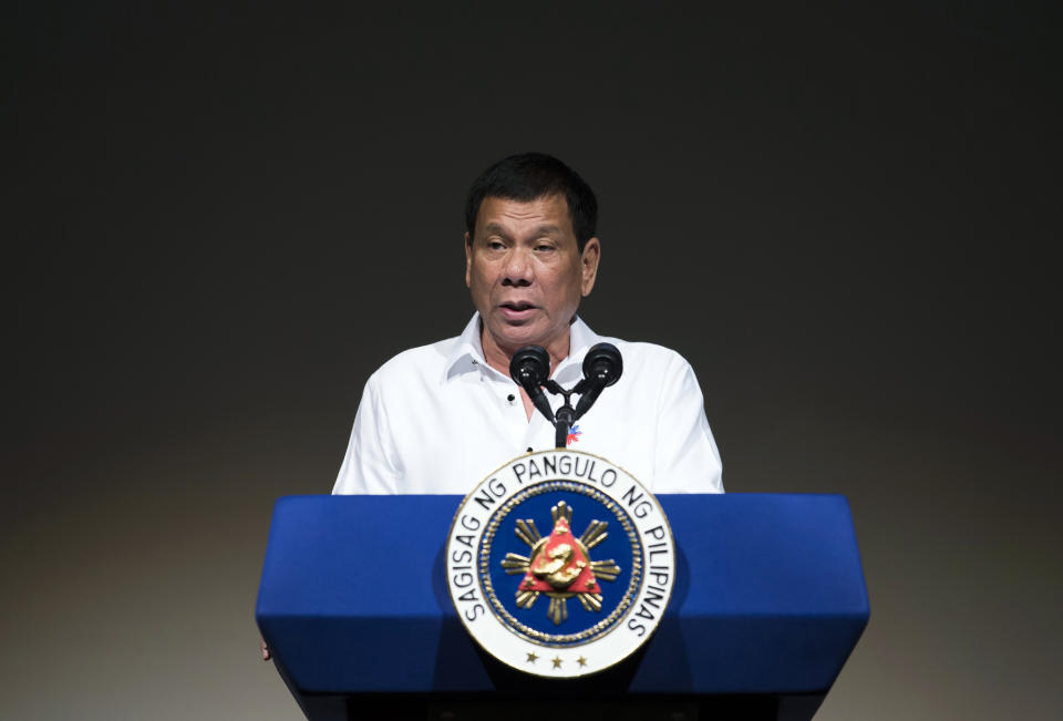 Philippine President Rodrigo Duterte. (Photo: Getty Images)