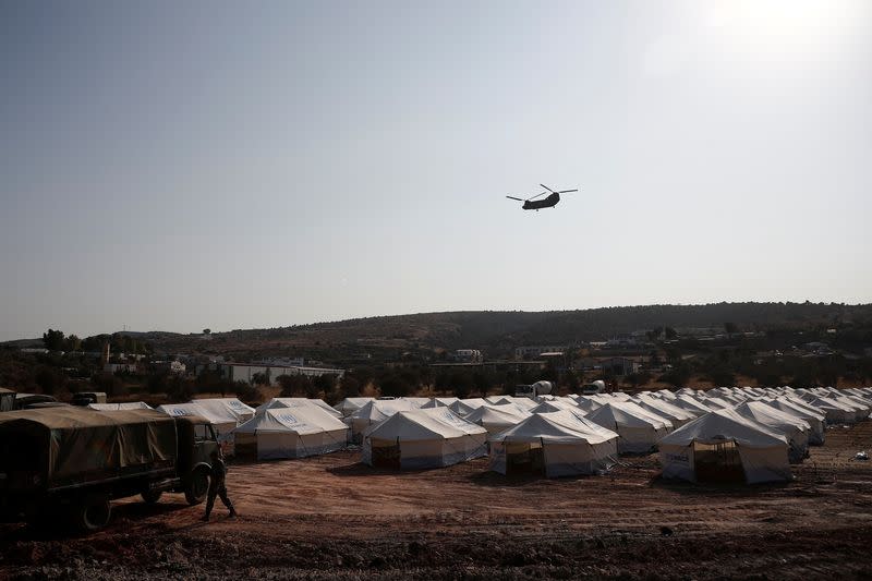 European Council President Charles Michel visits Lesbos