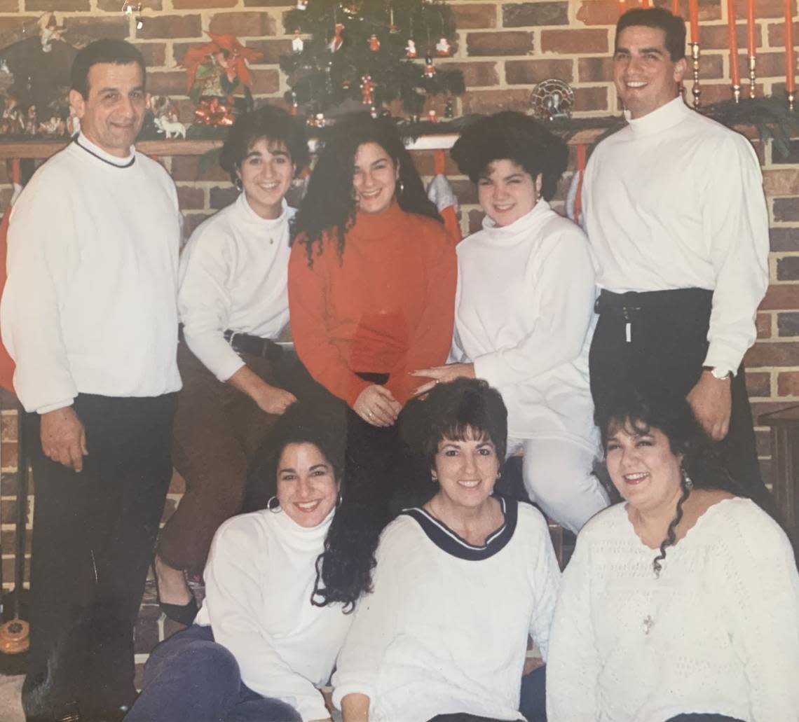 Fred and Joan Palumbo with their children.