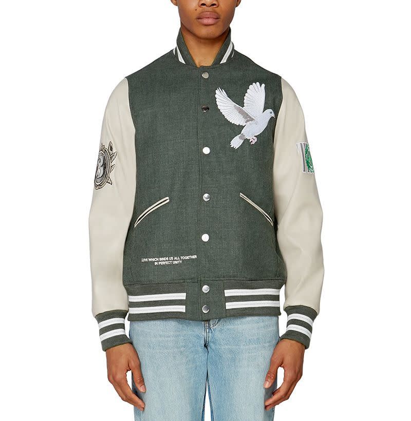 Serena Green Varsity Jacket