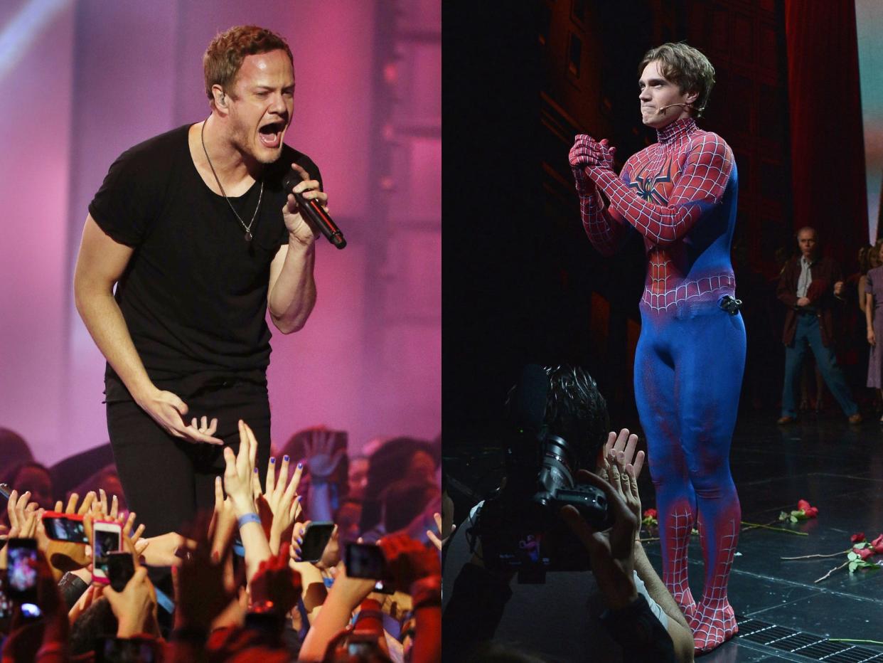 spider man imagine dragons musical