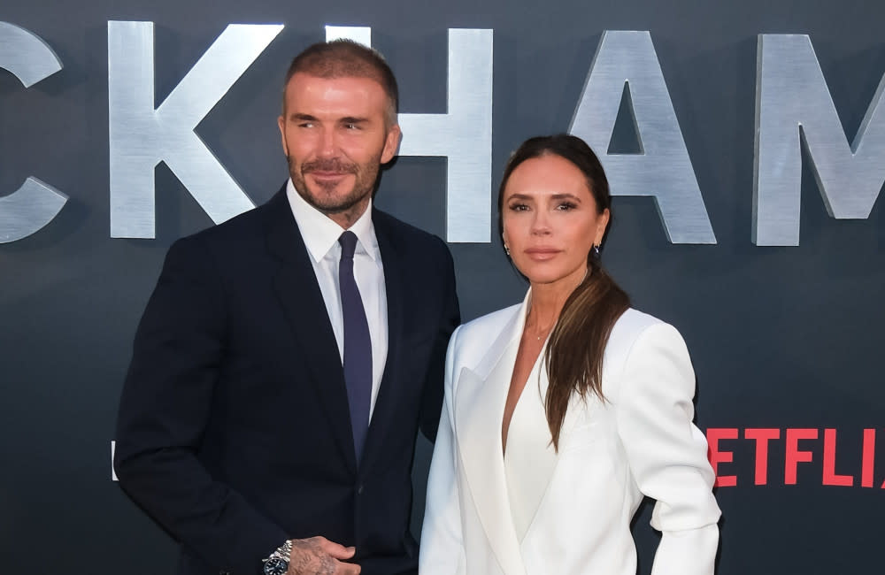 David and Victoria Beckham got emotional as they reflected on how they had managed to 'get through the last 27 years' together credit:Bang Showbiz