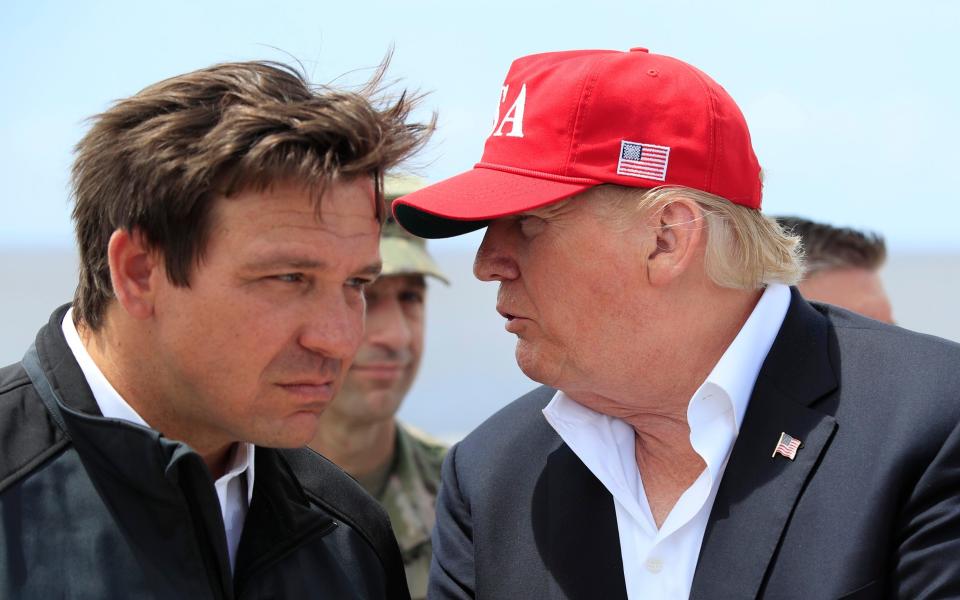 DeSantis became Florida’s Governor in large part thanks to the power of Trump - Manuel Balce Ceneta/AP