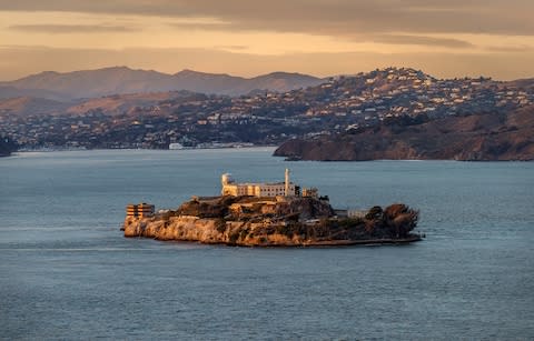 Alcatraz island - Credit: Getty