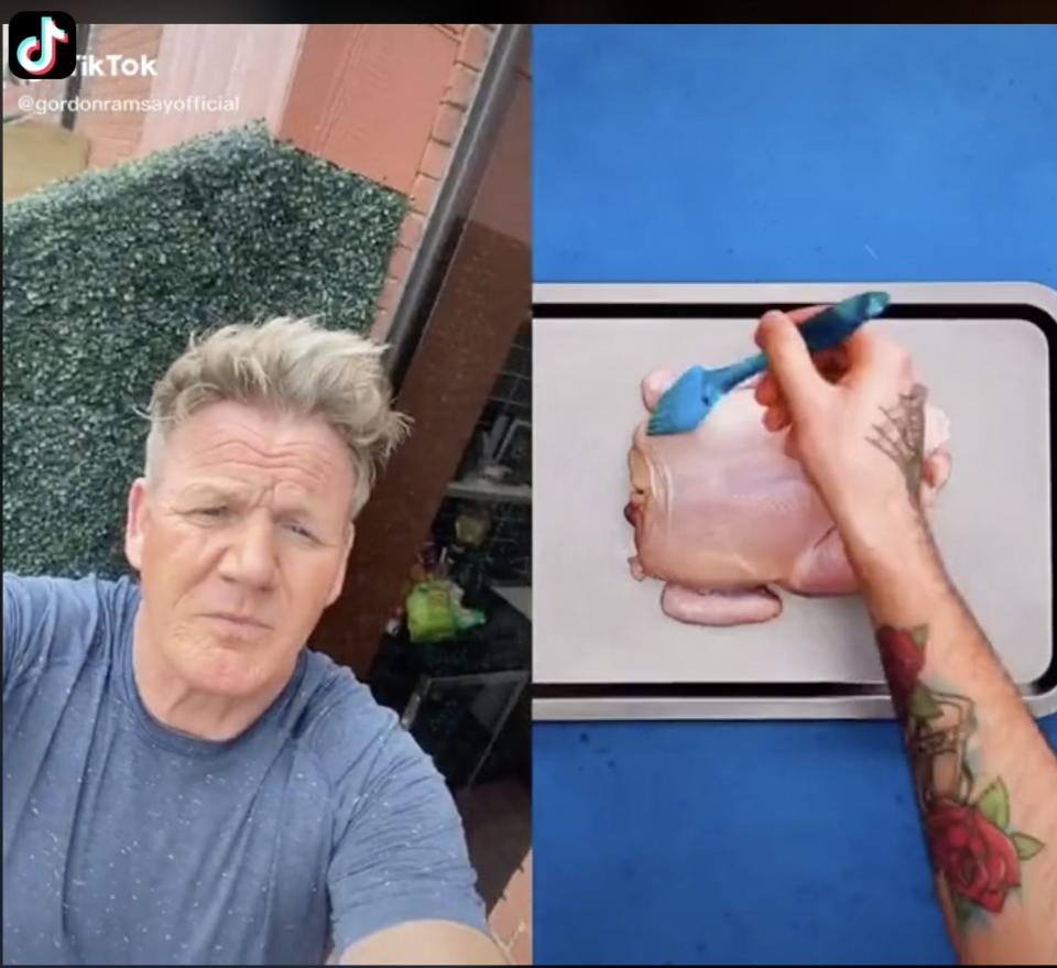 Gordon Ramsay chicken TikTok