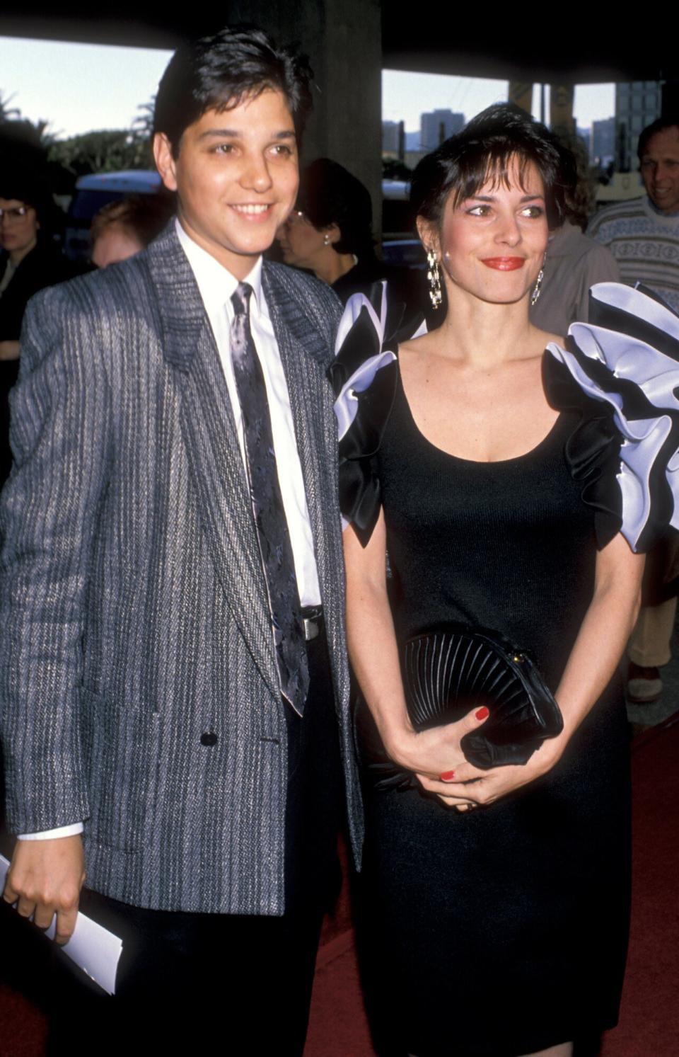 Ralph Macchio and Phyllis Fierro at the Premiere of 'Lawrence of Arabia' Restored Version, Century Plaza Cinema, Century City