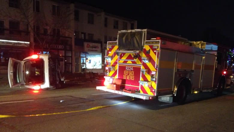 Driver hits light pole, flees scene on the Danforth