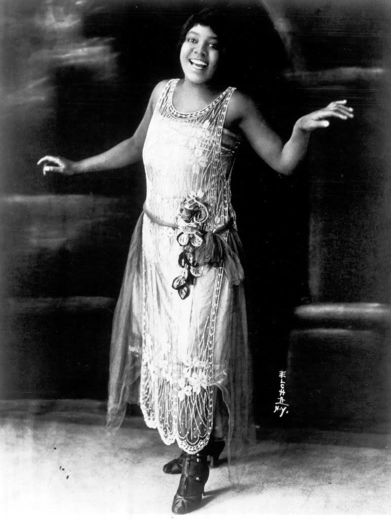 Bessie Smith in a flapper dress