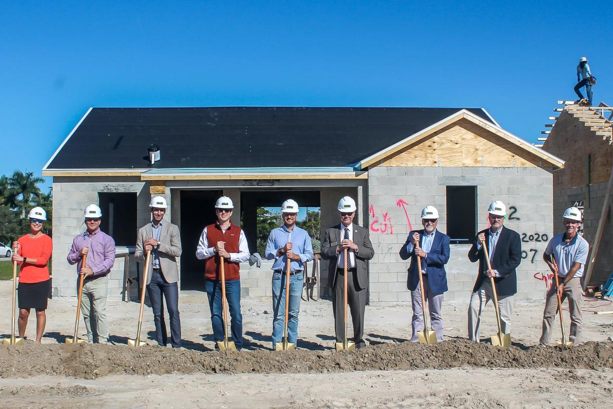 Soltura Development breaks ground on the Odyssey by Soltura, a cottage-style apartment community in Fort Myers. Photo by SWFL Inc.