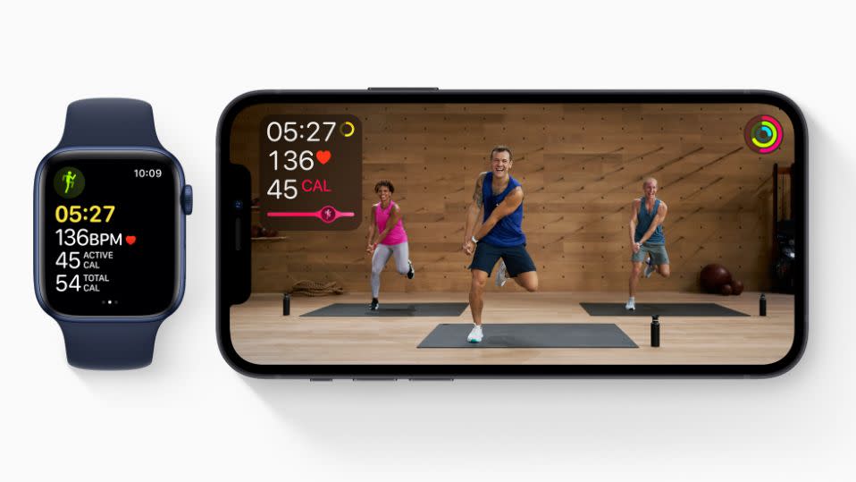 Apple Fitness+ offers a wide range of exercises for every experience level, making it a great alternative to visiting the gym. (Image: Apple) 