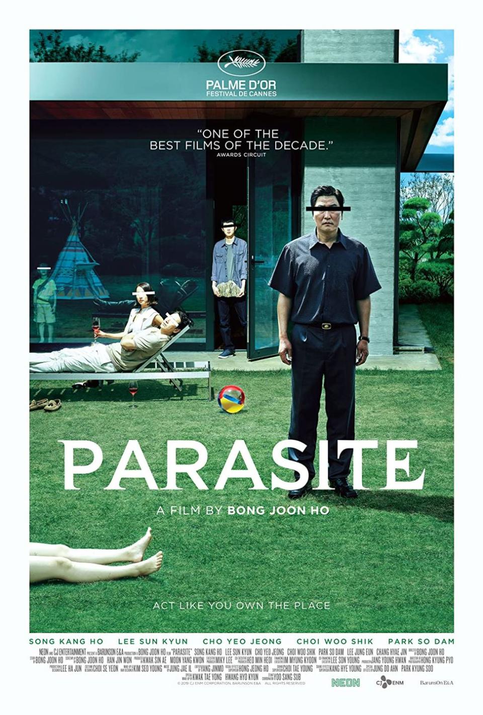 7) <i>Parasite</i> (2019)