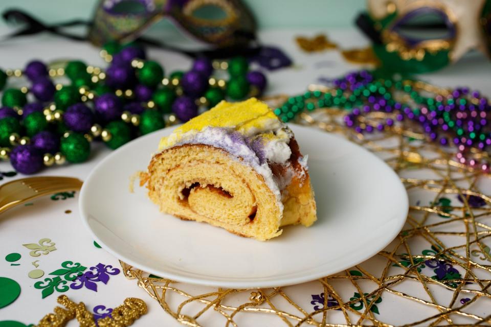 <p>Lilah's King Cakes</p><p><strong>$23.99</strong></p><p><a href="https://lilahskingcakes.square.site/product/cinnamon-n-sugar-filled-king-cake-shipped-/105?cs=true&cst=custom" rel="nofollow noopener" target="_blank" data-ylk="slk:Shop Now;elm:context_link;itc:0;sec:content-canvas" class="link ">Shop Now</a></p><p>At Lilah's Bakery, a family-owned spot in Shreveport, Louisiana, owner and head pastry chef Sopan “TK” Tike has been whisking up sweet delicacies since 2006. The shop is only open during the Mardi Gras season, though, and it only offers one item: king cake. Lilah's makes up for what it lacks in menu selections with the diversity of its king cake flavors, such as bananas foster, chocolate chips and cream, peaches and cream, and cinnamon and sugar. Looking for gluten-free and vegan options? They're here, too.</p>