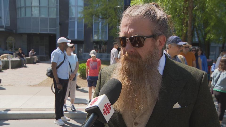 Michael Boucher, who has participated in the ride for 5 years, said awareness events about men's health can make "tricky conversations for guys a little bit easier to have."