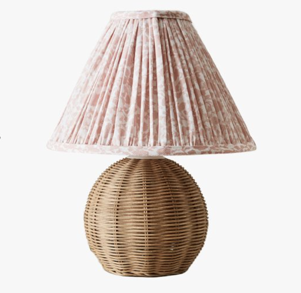 <p><a href="https://go.redirectingat.com?id=74968X1596630&url=https%3A%2F%2Fwww.potterybarnkids.com%2Fproducts%2Fjulia-berolzheimer-rattan-table-lamp%2F&sref=https%3A%2F%2Fwww.countryliving.com%2Fhome-design%2Fdecorating-ideas%2Fa60604002%2Fcottagecore-aesthetic-vibe-guide%2F" rel="nofollow noopener" target="_blank" data-ylk="slk:Shop Now;elm:context_link;itc:0;sec:content-canvas" class="link ">Shop Now</a></p><p>Rattan Lamp</p><p>potterybarnkids.com</p><p>$99.00</p>