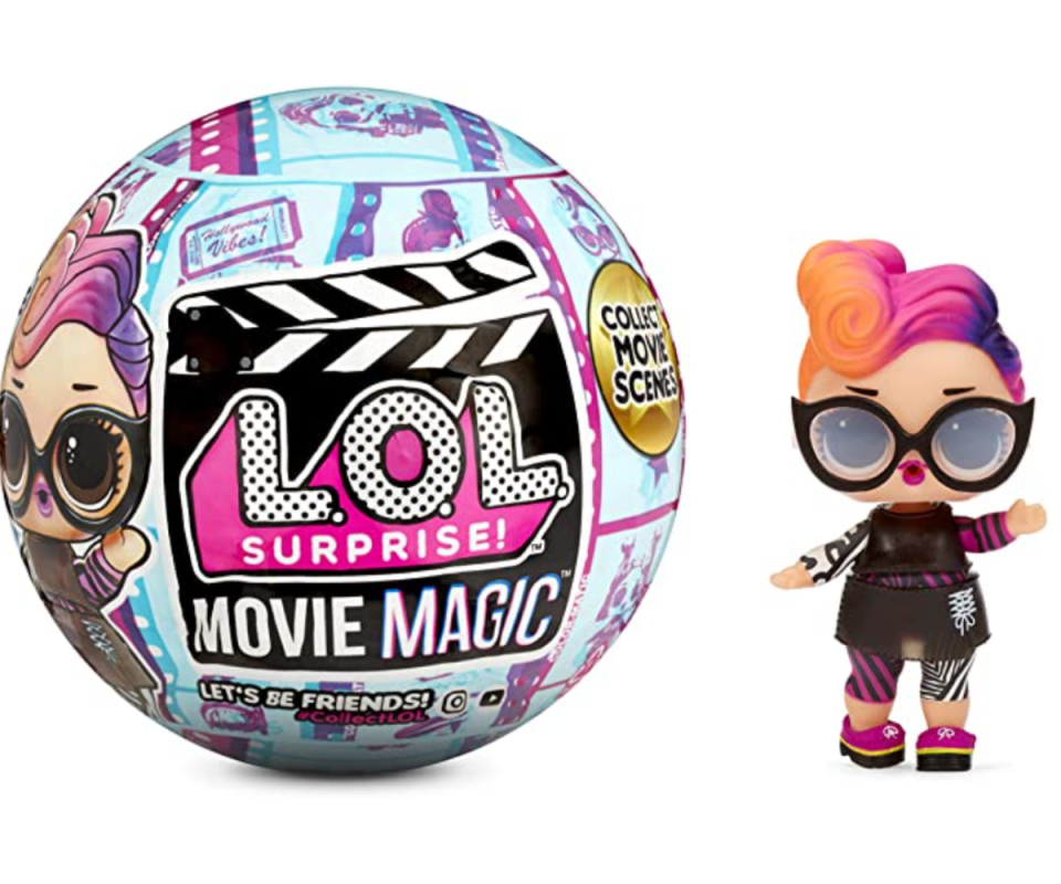 This small sphere contains a LOL doll as well as three additional surprises. Photo: Amazon