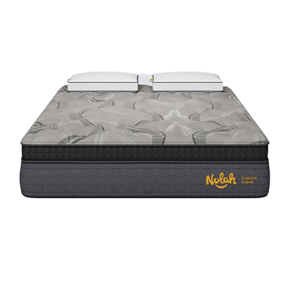 Saatva Classic vs Nolah Evolution 15 mattress image shows the Nolah Evolution 15  from the base