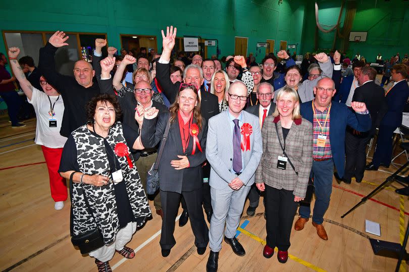 Labour wins the General Election count at Southport. Pictured Patrick Hurley.