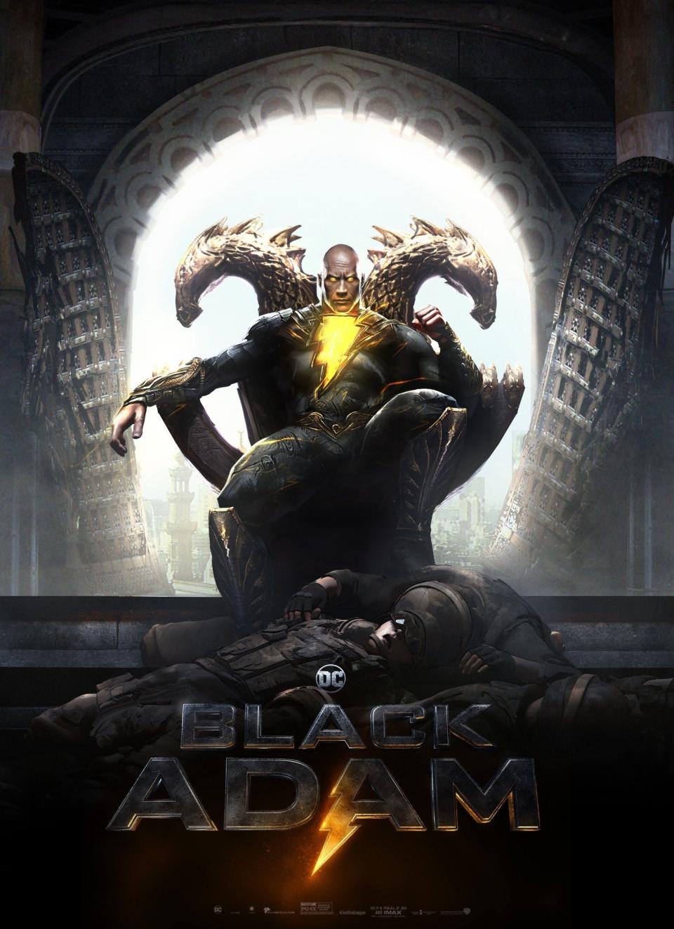 black adam poster