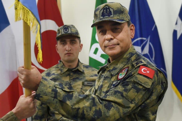 Major General Mehmet Cahit Bakir, pictured December 30, 2014, was detained at Dubai airport on suspicion of links to the attempt to overthrow Turkey's President Erdogan