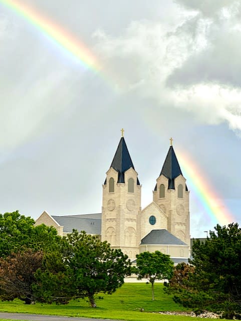 Wichita rainbow on May 13, 2024 (Courtesy: Marilyn Hinson)