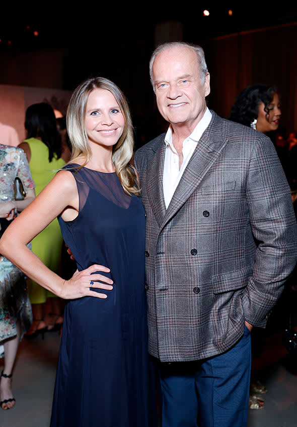 Kelsey Grammer con su mujer, Katye Wash