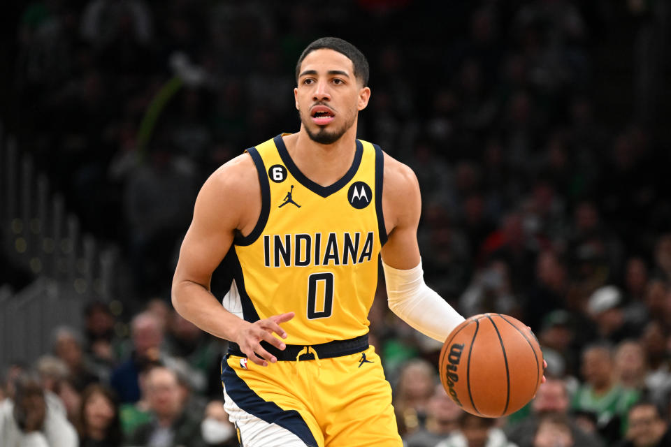 Indiana Pacers guard Tyrese Haliburton made the first All-Star appearance of his career this past season. (Brian Fluharty/Getty Images)