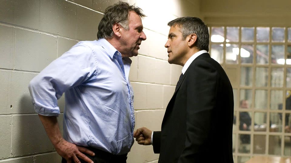 Tom Wilkinson, left, and George Clooney in 2007's "Michael Clayton." - ©Warner Bros/Courtesy Everett Collection