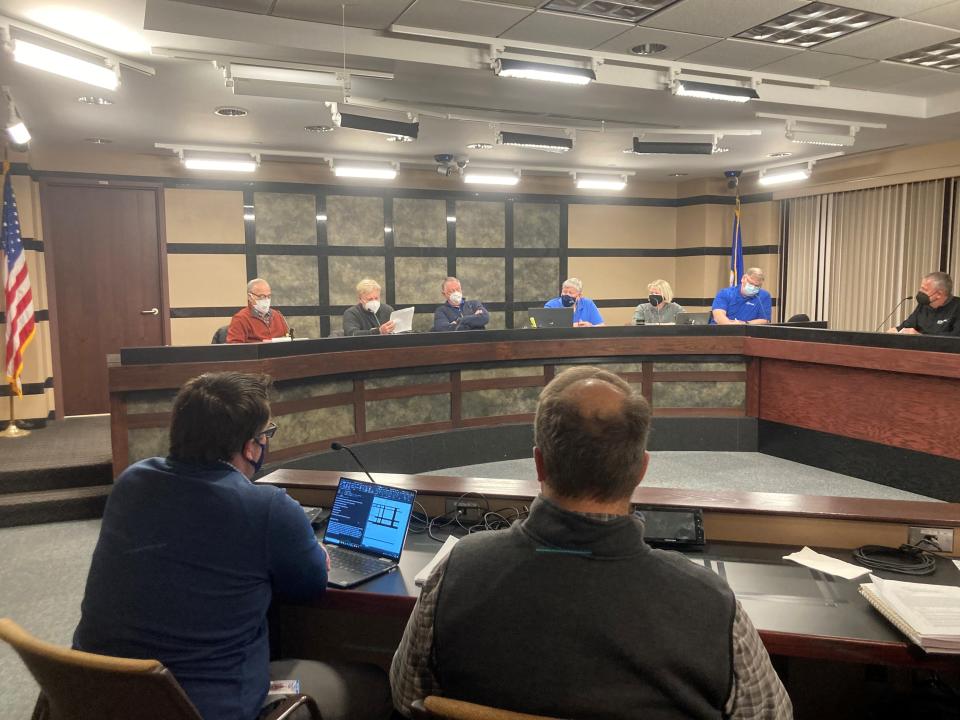 The St. Cloud City Council discussed a city mask mandate at their meeting Monday, Jan. 24, 2022.