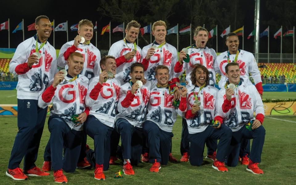 Team GB Sevens won silver at the Rio Games - JULIAN SIMMONDS