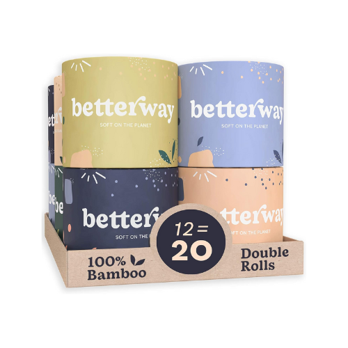 Betterway Bamboo Toilet Paper against white background