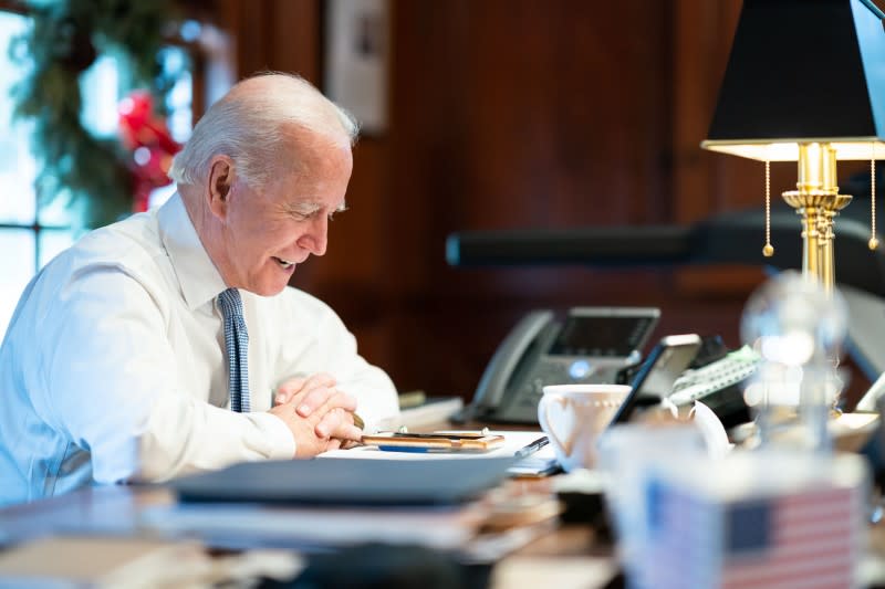 拜登、習近平進行視訊會議（圖／Joe Biden臉書）